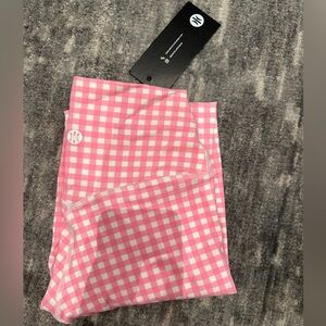 Astoria Pink Checkered Leggings